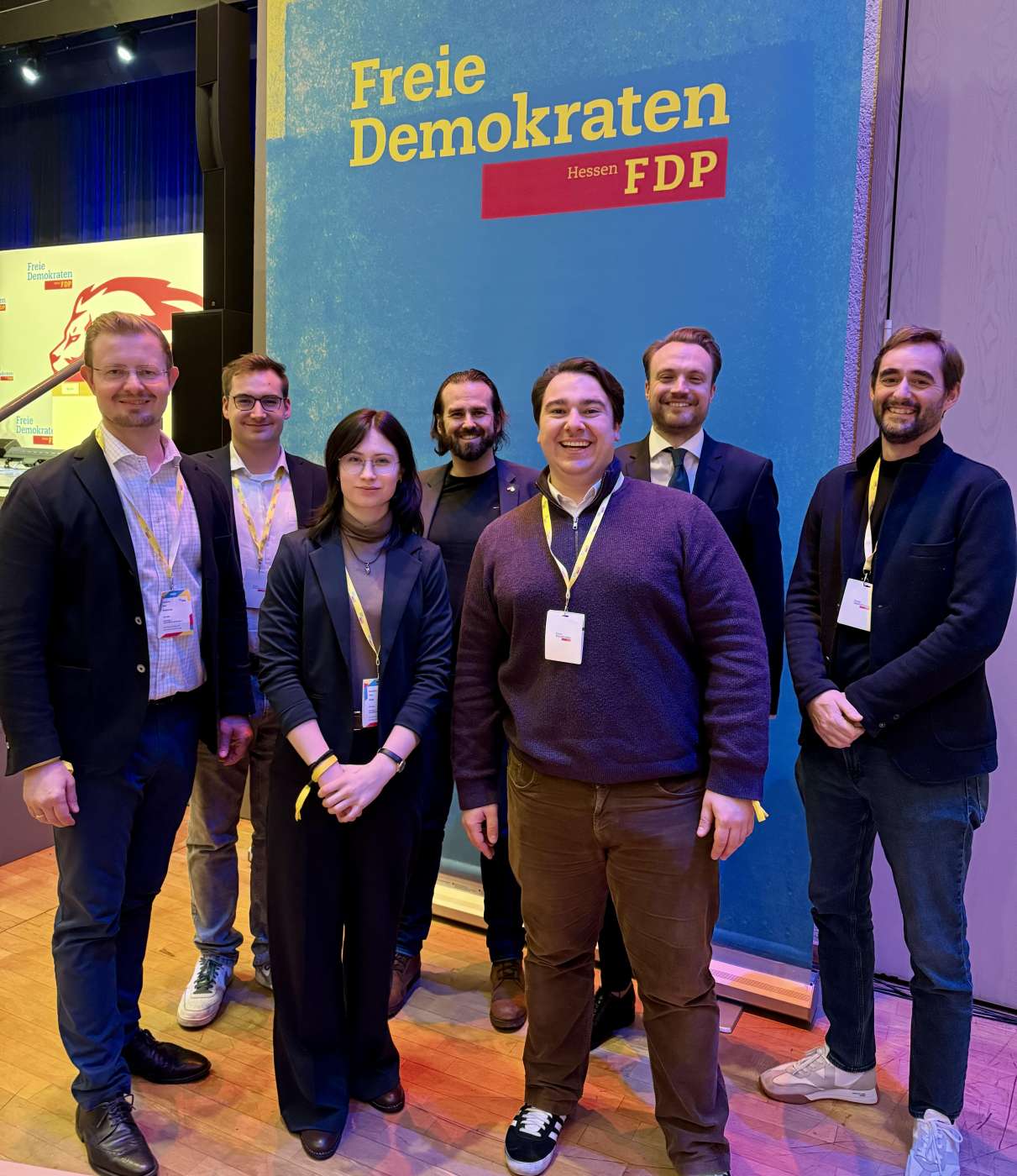 Das Fuldaer Delegierten-Team am Landesparteitag in Wetzlar (c) FDP Hessen